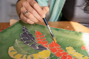 Initiez-vous à la peinture sur soie