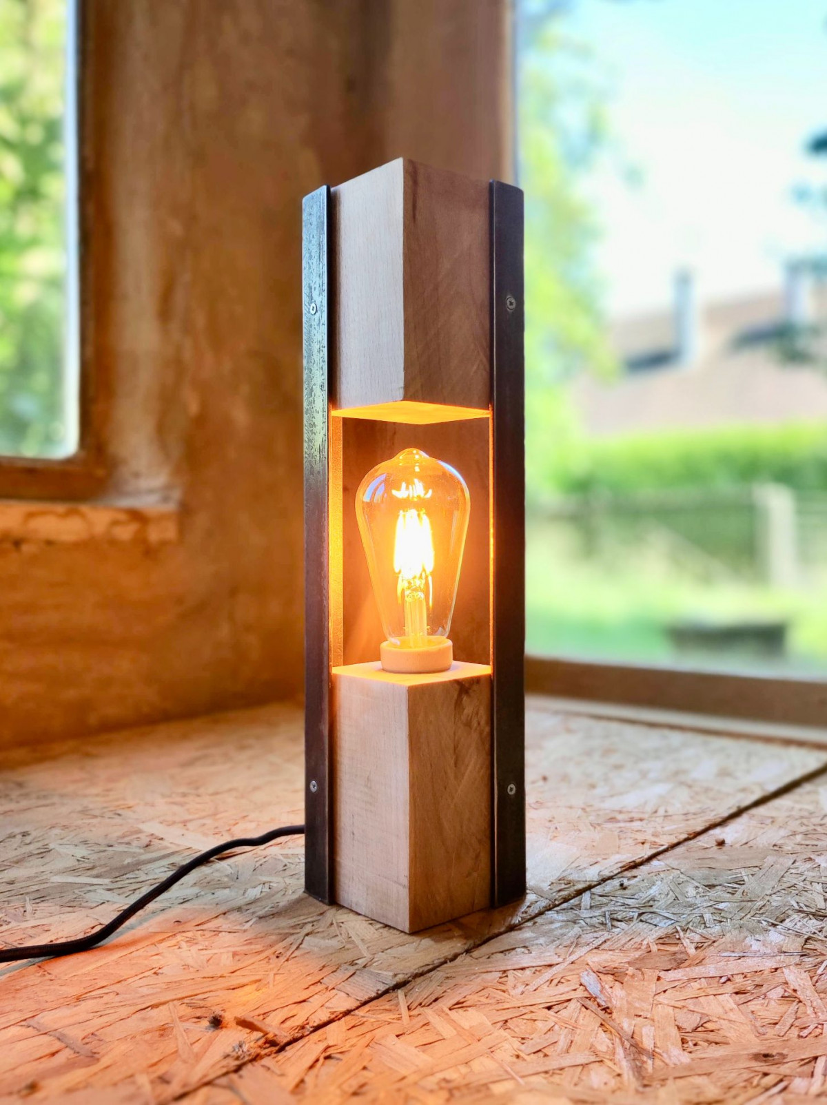 Fabriquez votre lampe en bois