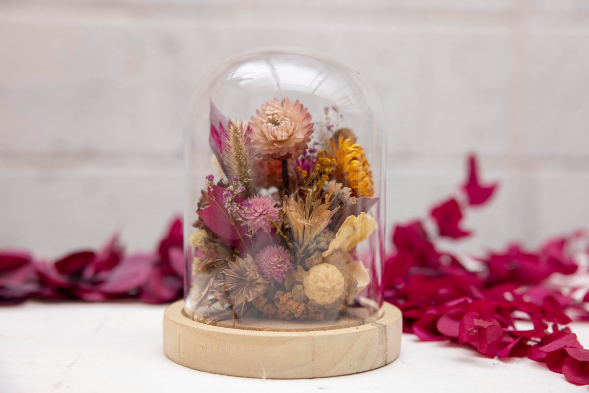 Réalisez votre composition de fleurs séchées