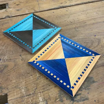 Créez votre dessous de plat en marqueterie de paille