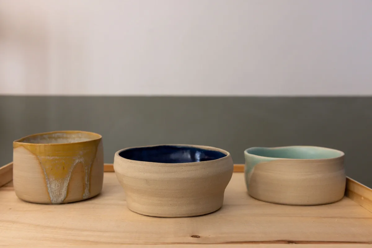 Tournez votre trio de pièces en céramique