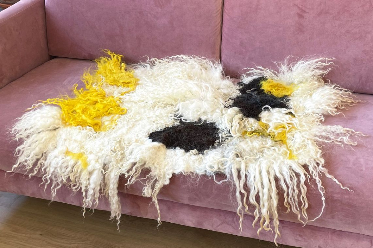 Créez votre tapis en laine feutrée