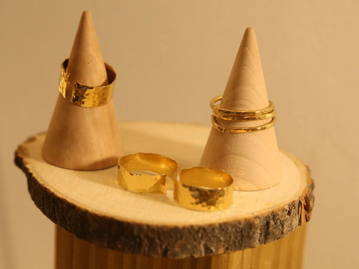 Réalisez votre bague martelée en laiton