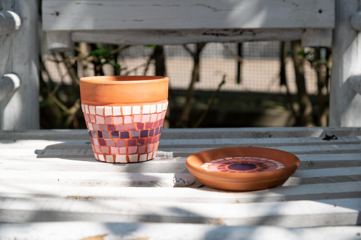 Décorez votre objet en mosaïque