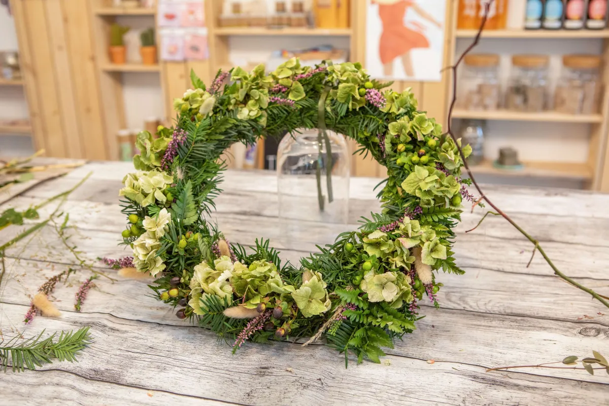 Create your seasonal door wreath