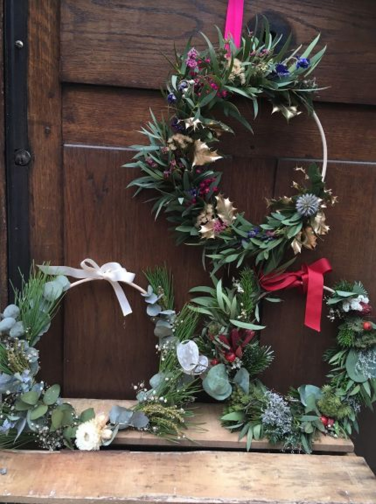 Réalisez votre couronne murale en fleurs séchées