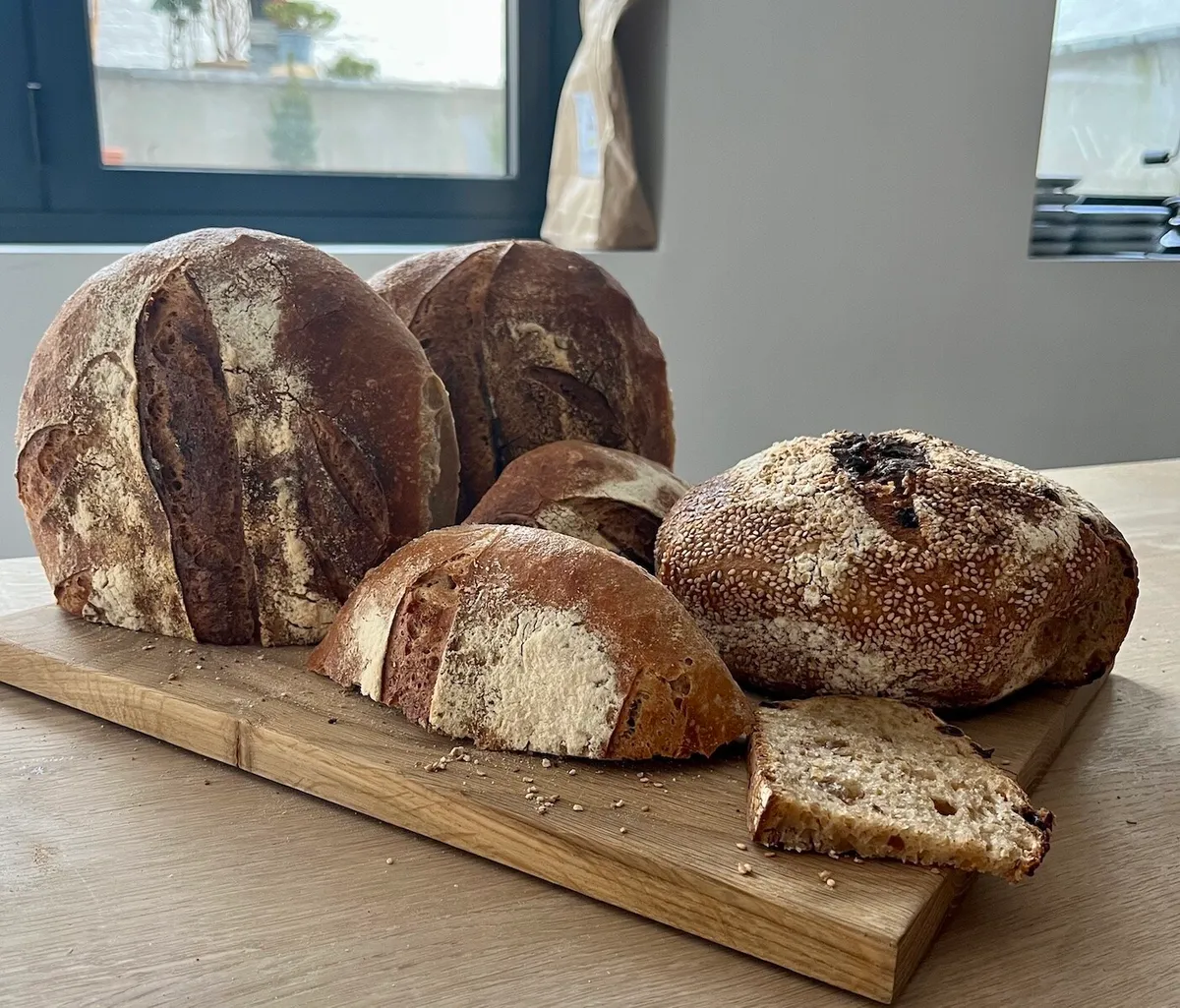 Create your own organic breads and focaccias