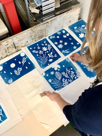 Initiez-vous au cyanotype