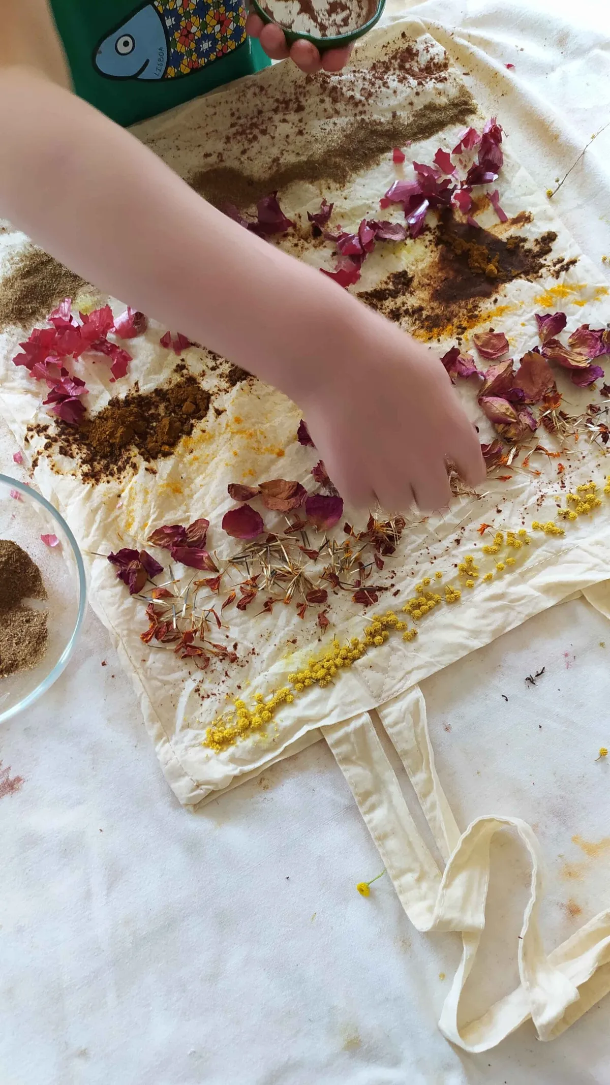 Découvrez la teinture végétale avec votre enfant