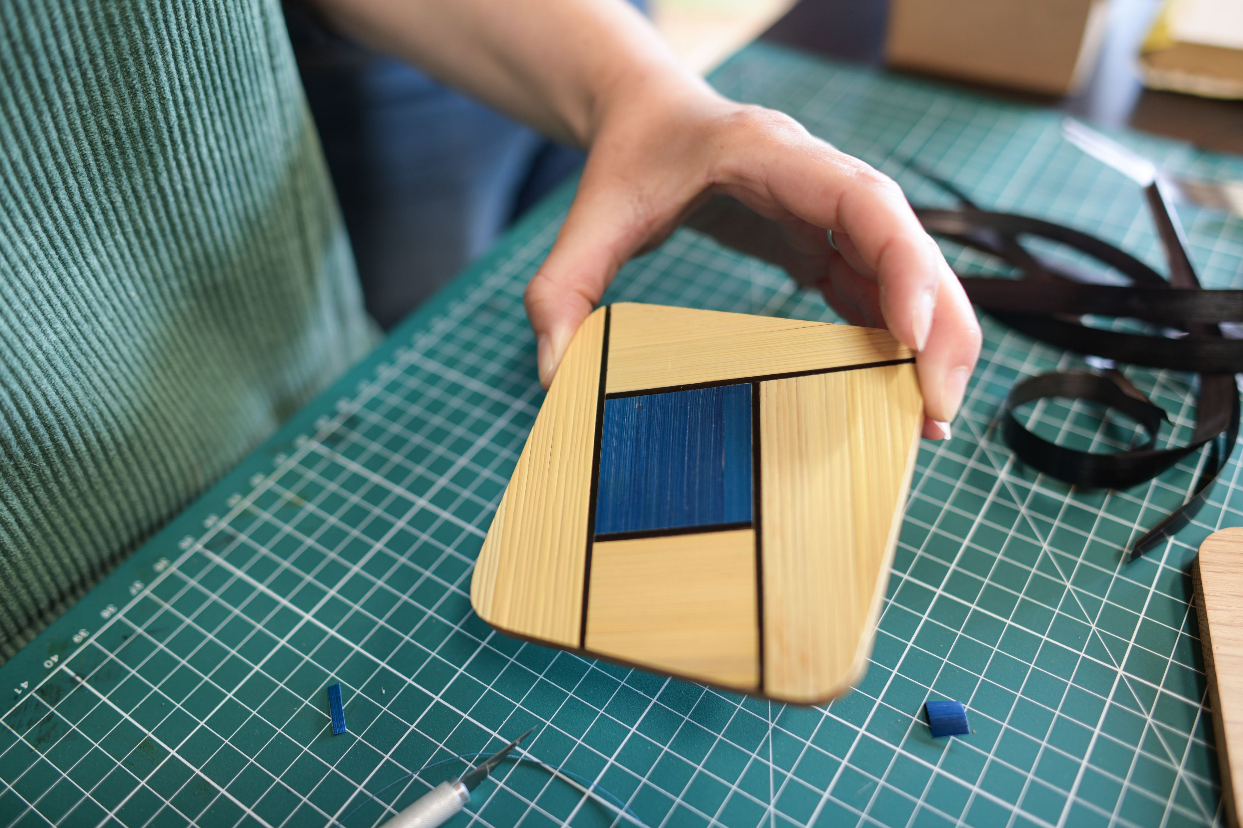 Initiez-vous à la marqueterie de paille