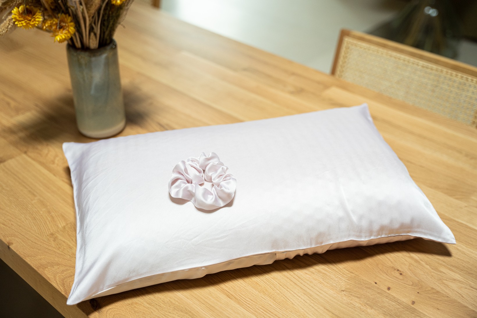 Cousez votre taie d'oreiller en soie