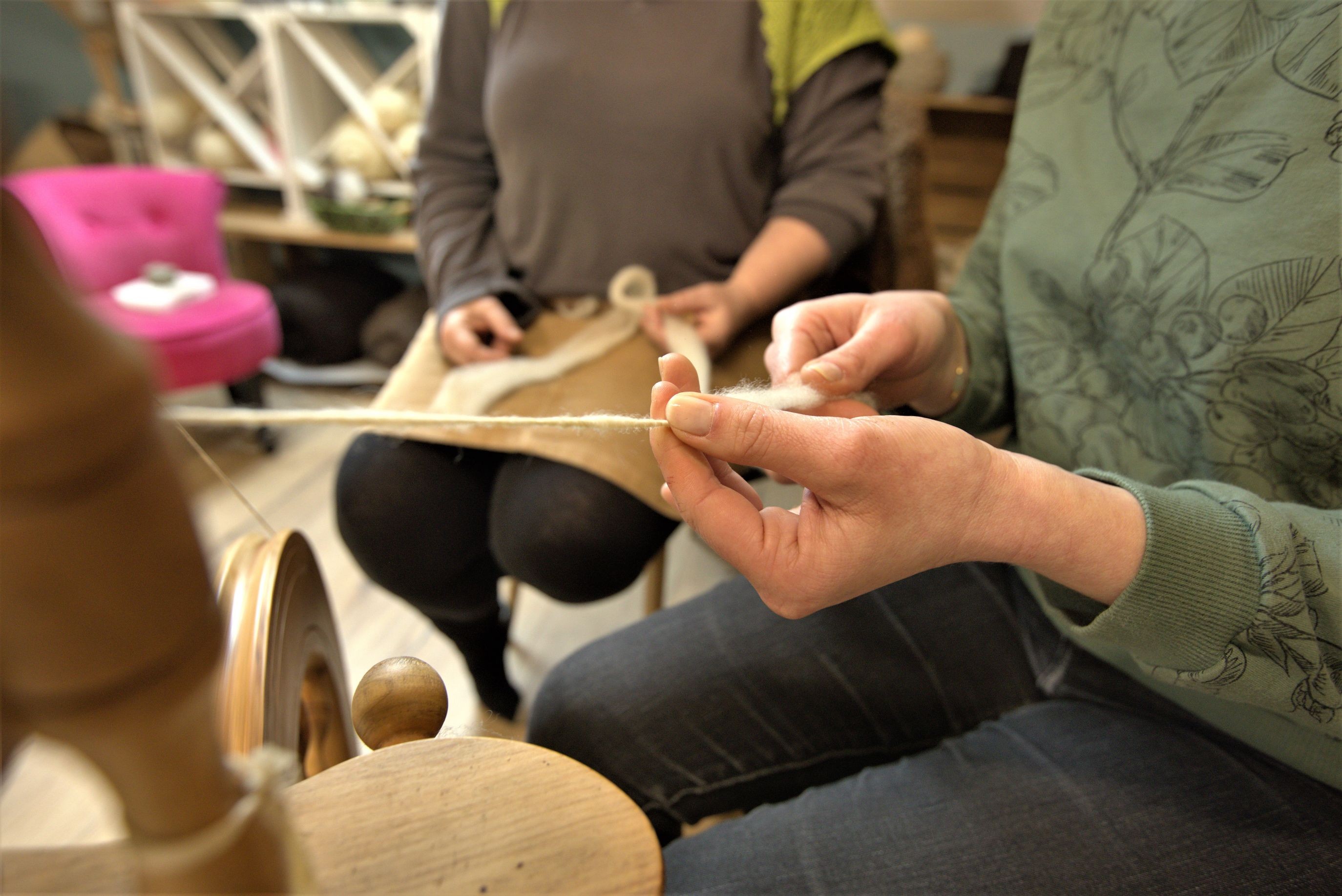 Découvrez le filage au rouet