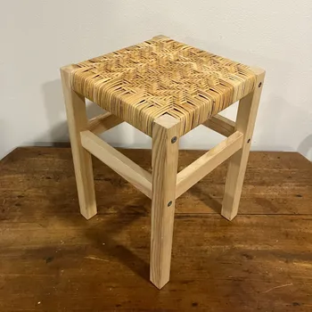 Réalisez votre tabouret en rotin
