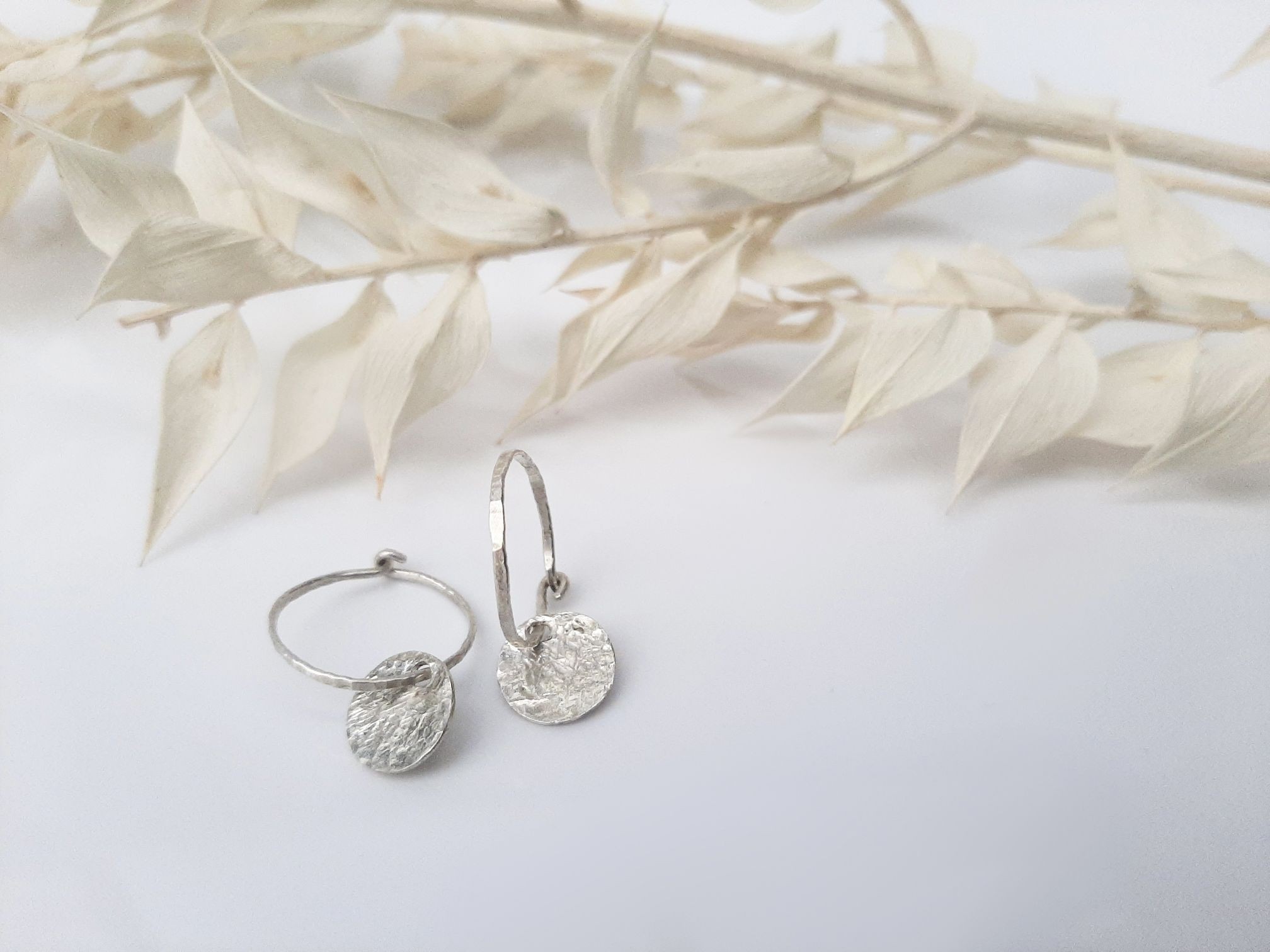 Créez vos créoles en argent avec pampilles