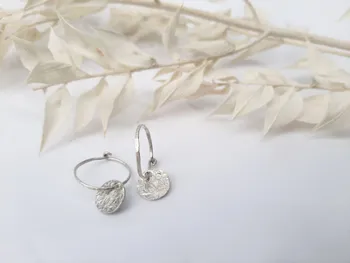 Créez vos créoles en argent avec pampilles