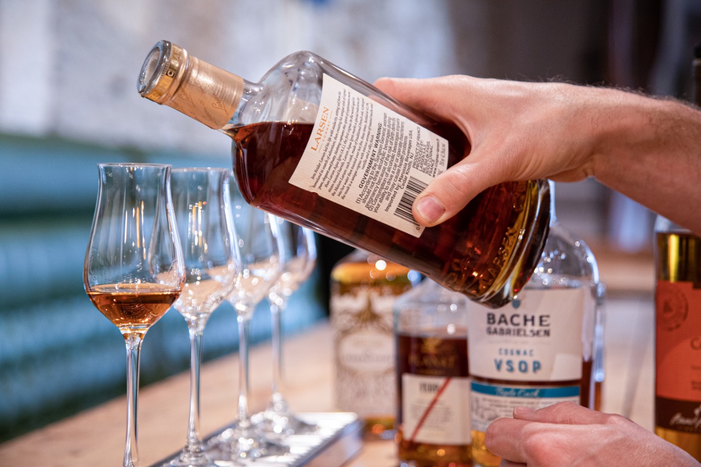 Dégustez différents cognacs