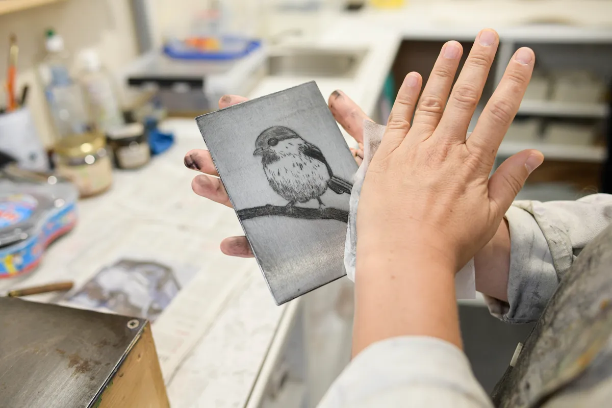 Initiez-vous à la taille-douce en pointe sèche