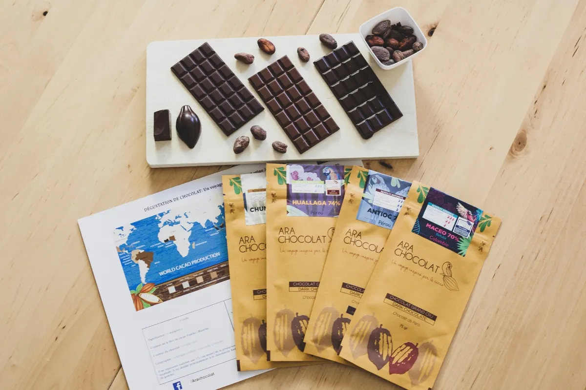 Dégustez des chocolats grands crus d'Amérique latine