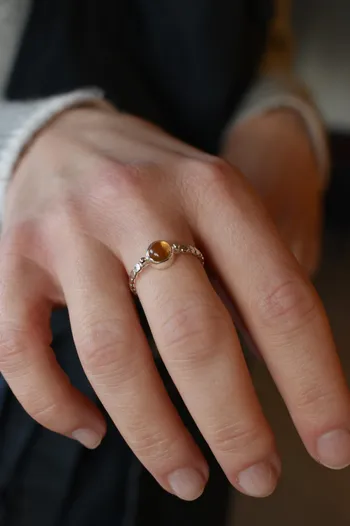Fabriquez votre bague en argent sertie