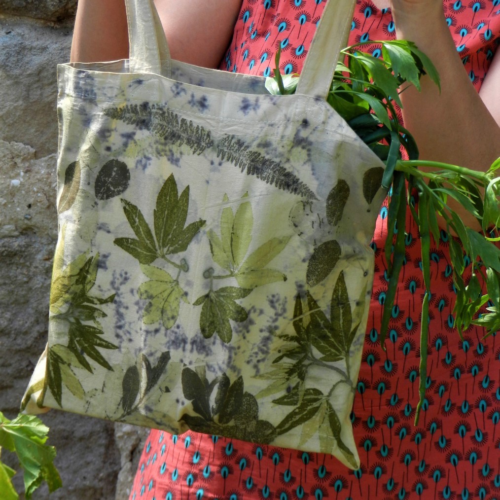 Wecandoo - Imprimez votre tote bag en ecoprint sur une journée