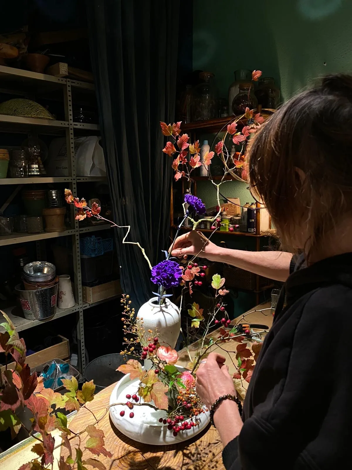 Composez votre ikebana moribana