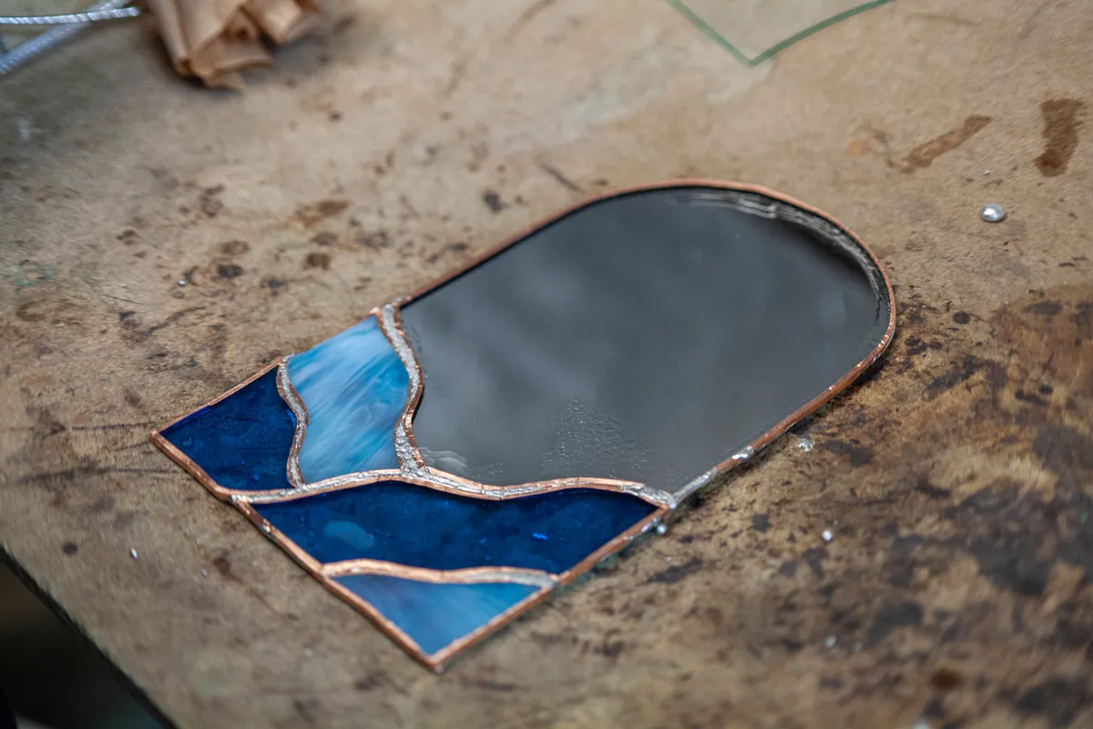 Créez votre miroir en vitrail Tiffany