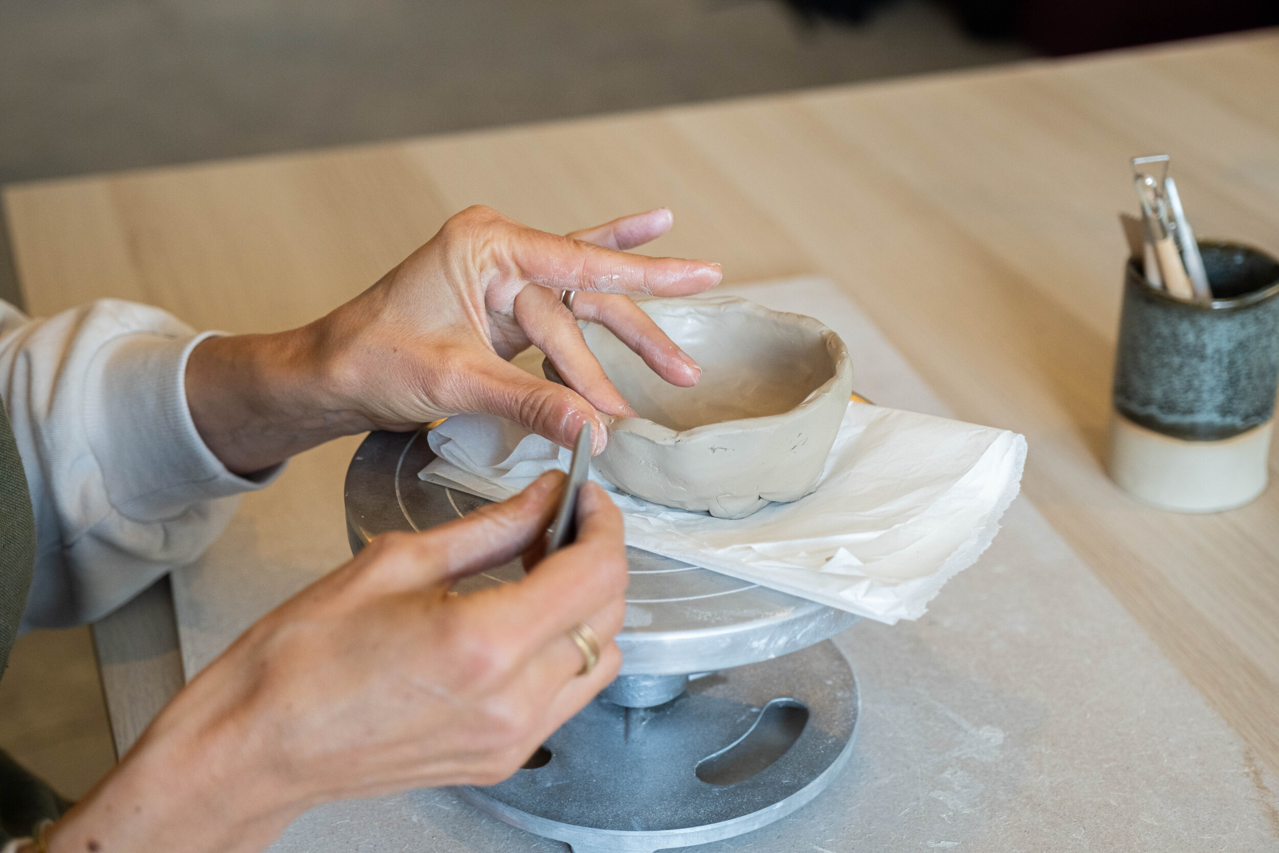 Design your own ceramic snack set