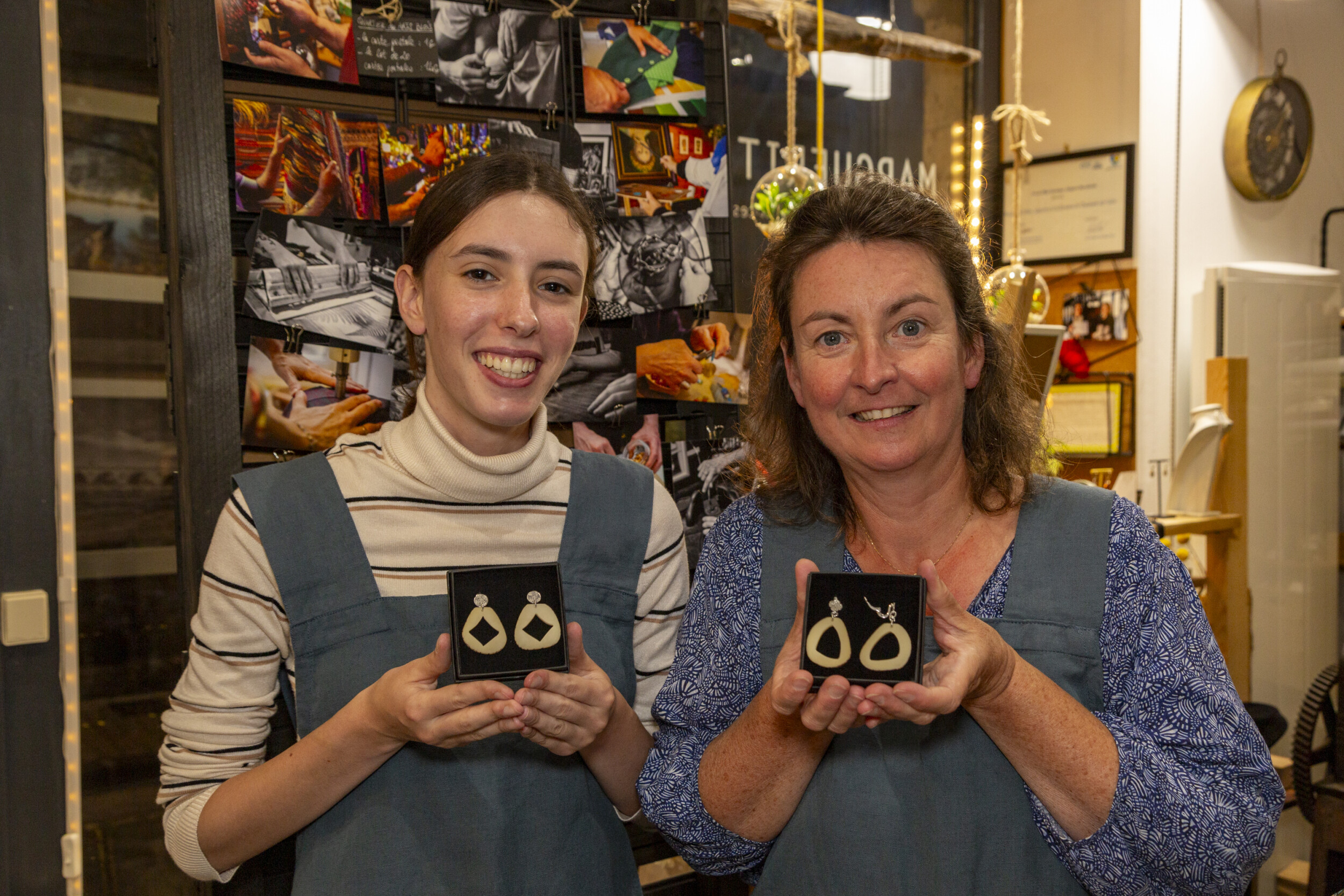 Créez vos boucles d'oreilles en argent et corozo