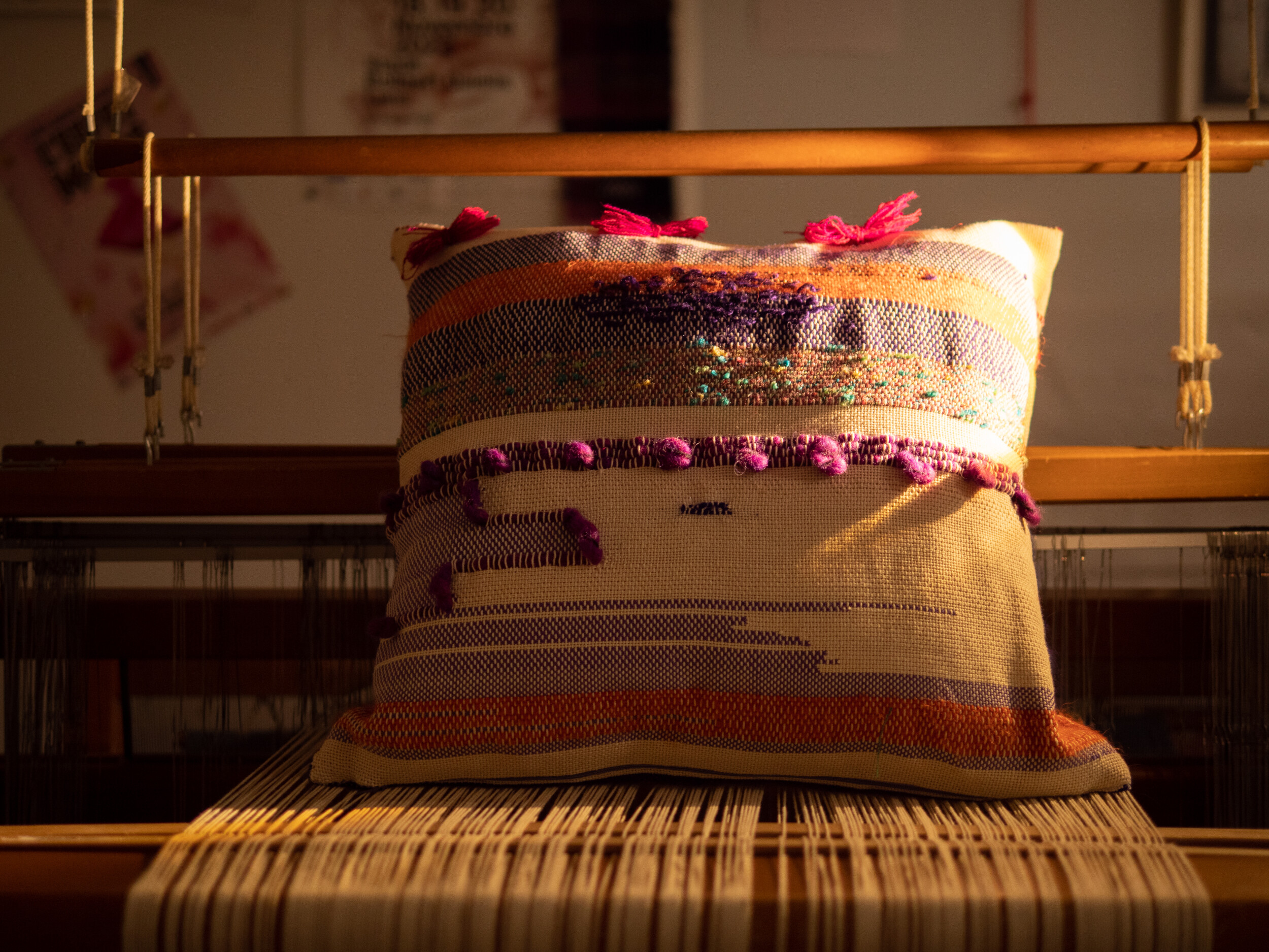 Tissez votre housse de coussin sur une journée