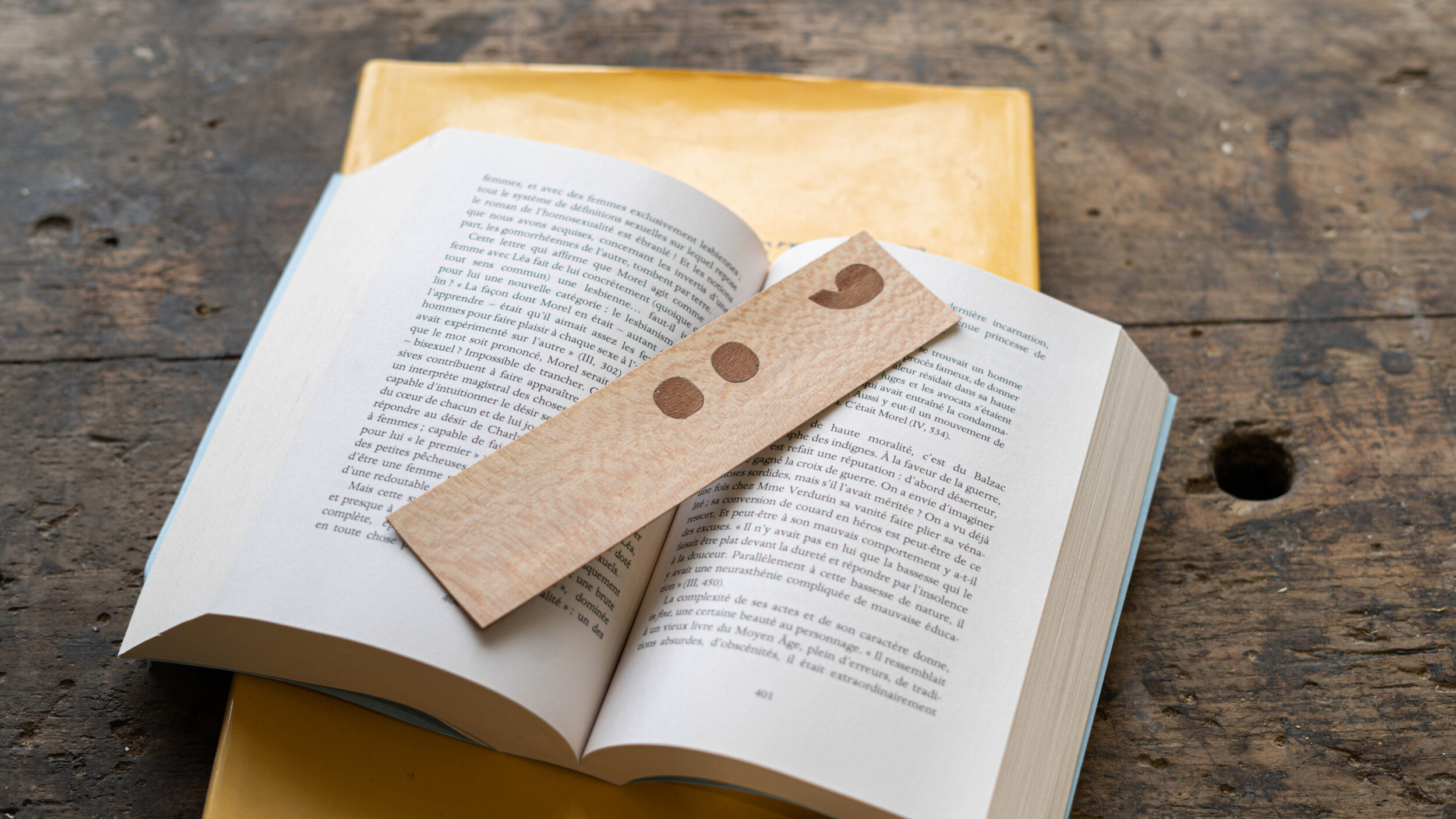 Créez votre marque-page unique en marqueterie