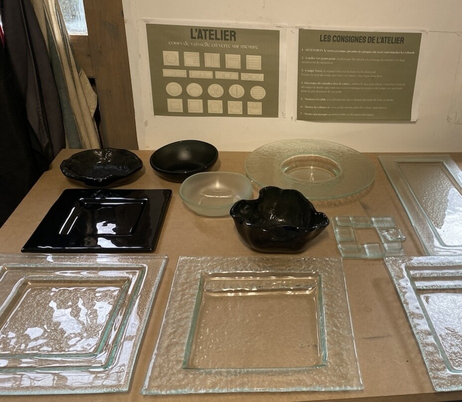 Réalisez vos 8 assiettes en verre thermoformé
