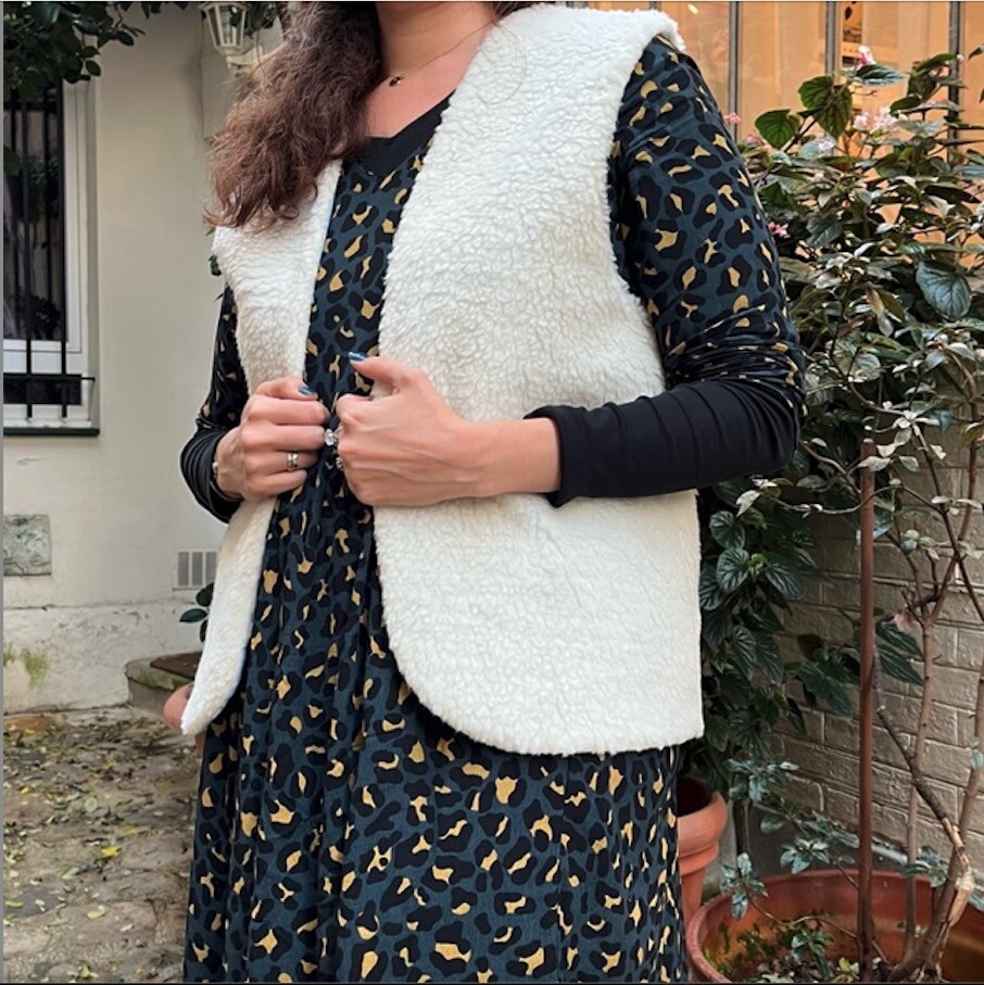 Cousez votre gilet de berger réversible