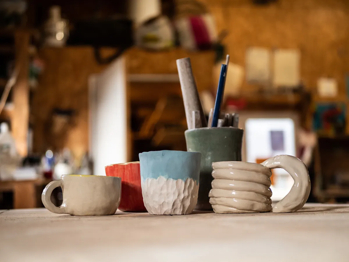 Modelez vos tasses de bureau en groupe