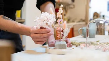 Réalisez vos créations florales en équipe