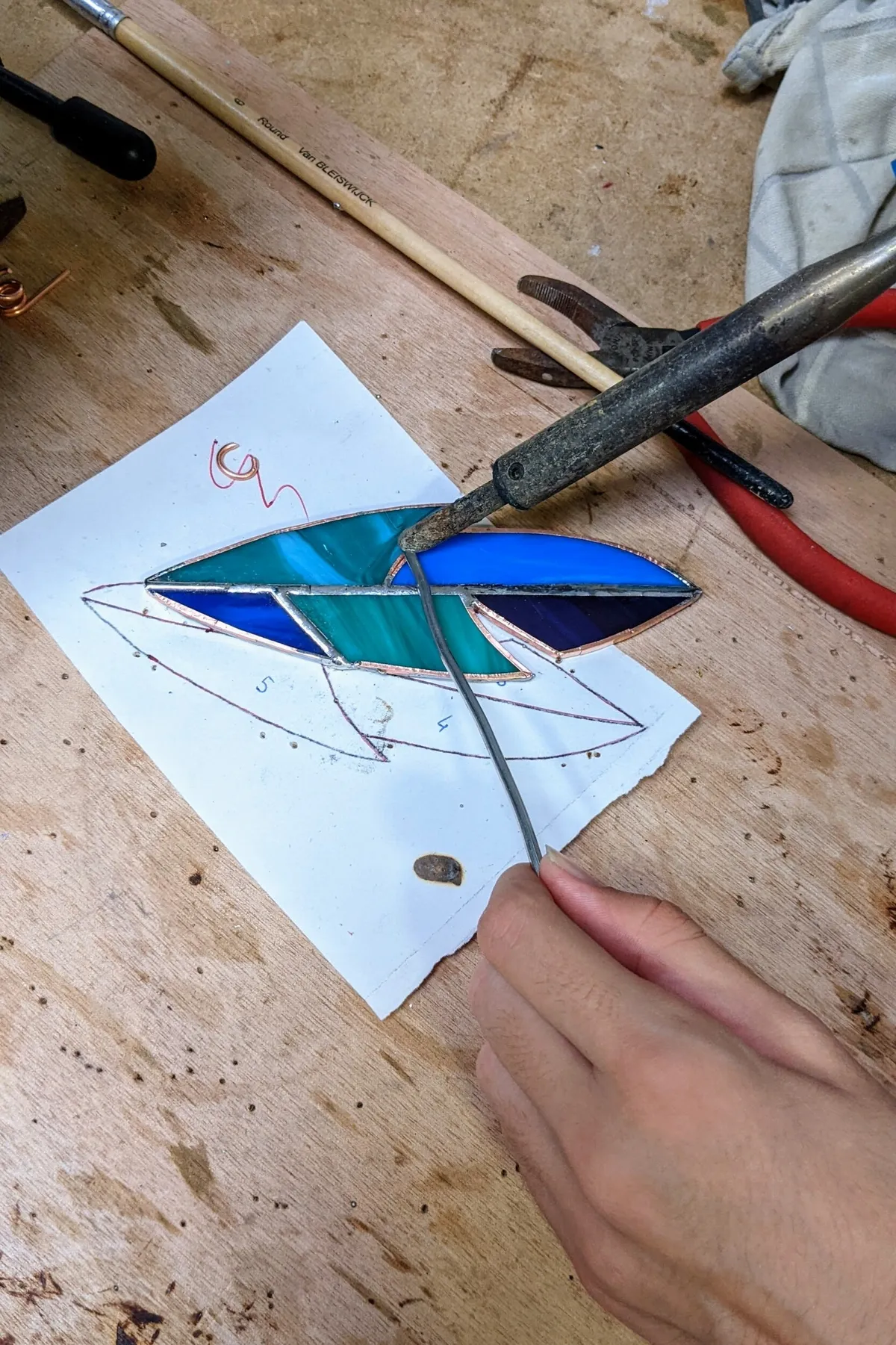 Réalisez votre suncatcher en vitrail Tiffany