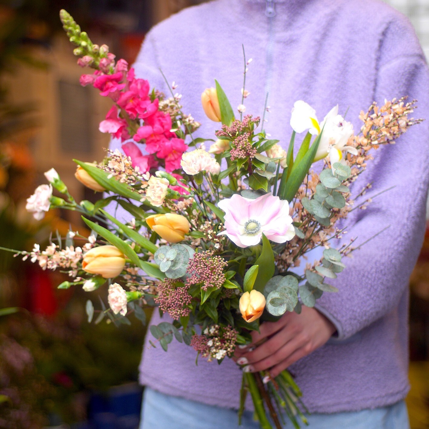 Réalisez votre bouquet de fleurs fraîches