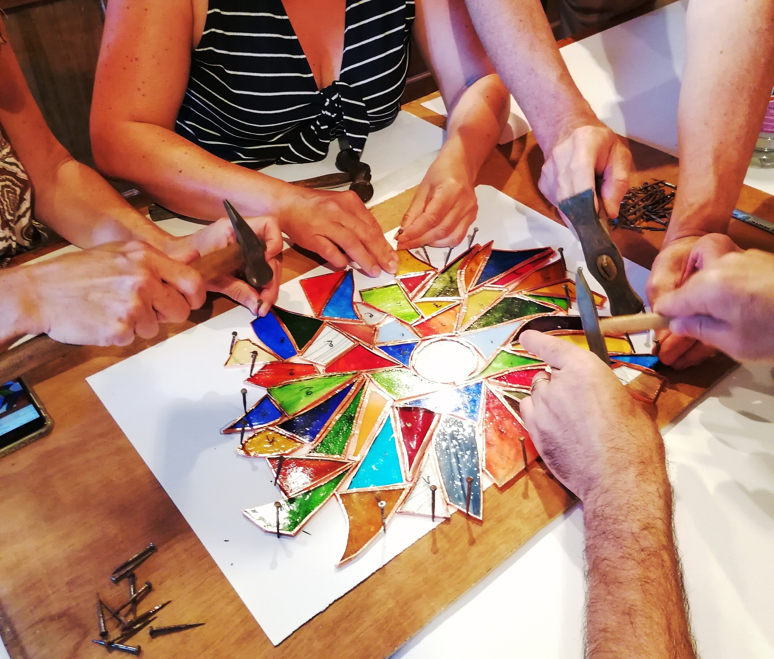 Réalisez un vitrail commun