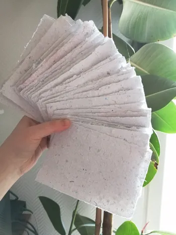 Fabriquez votre papier recyclé