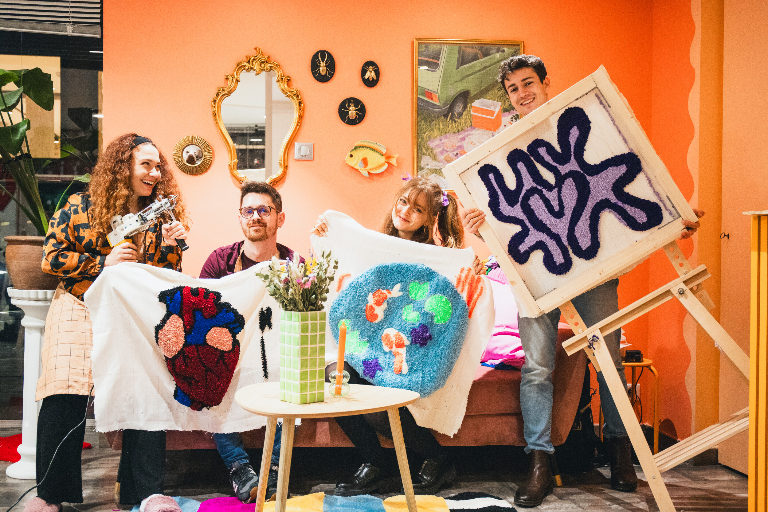 Tuftez votre tapis 50 x 55 cm