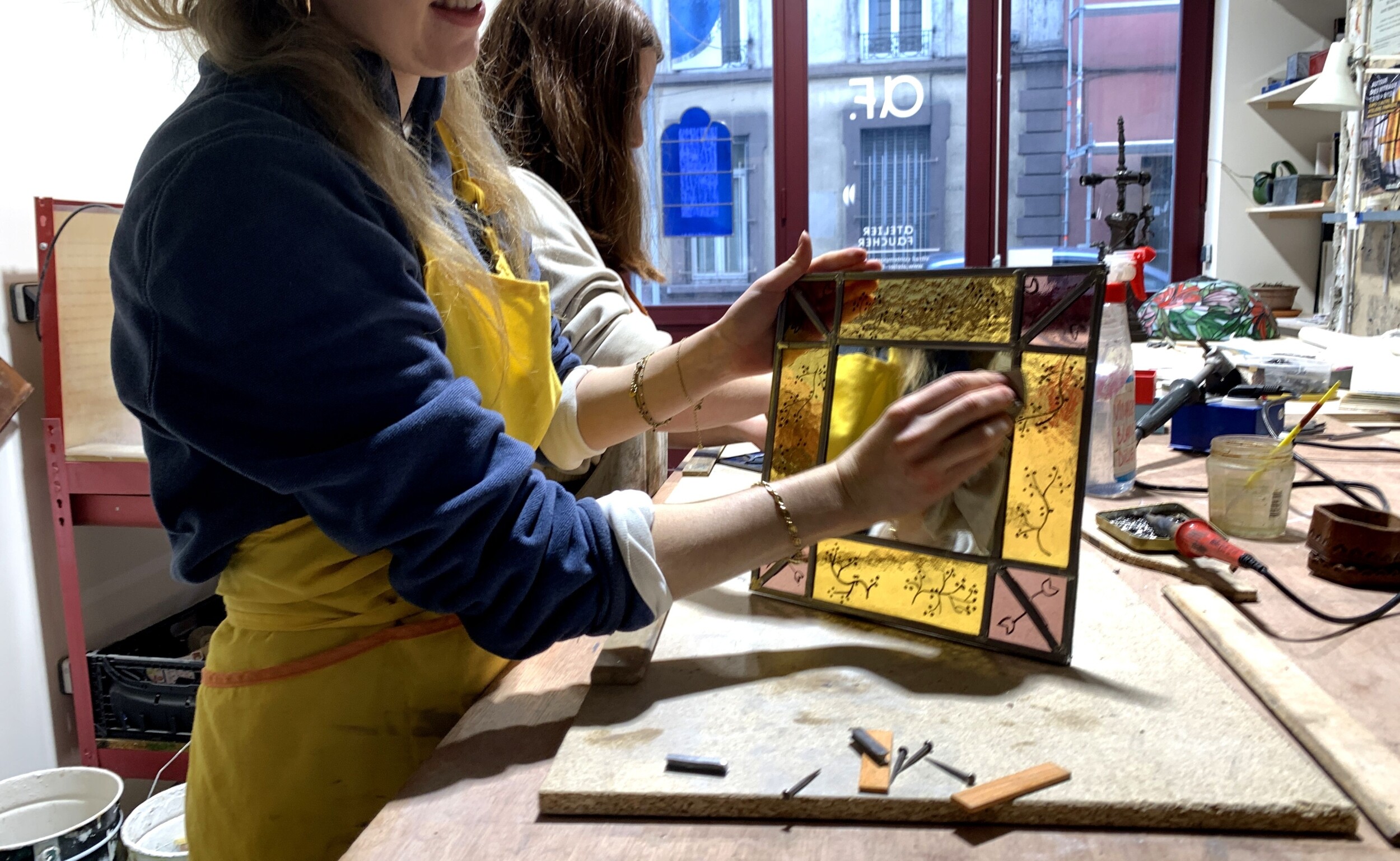 Réalisez votre petit vitrail peint au plomb - 2J