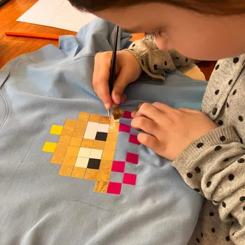 Wecandoo - Crée ton t-shirt Space Invader