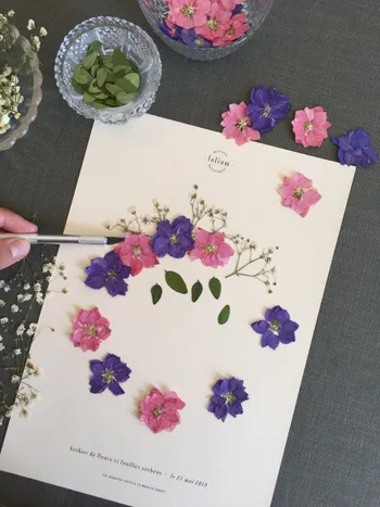 Réalisez votre herbier de fleurs séchées