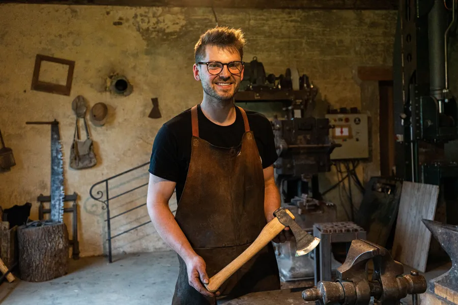 Baptiste : Forgeron Taillandier à Haute-Saône (70)