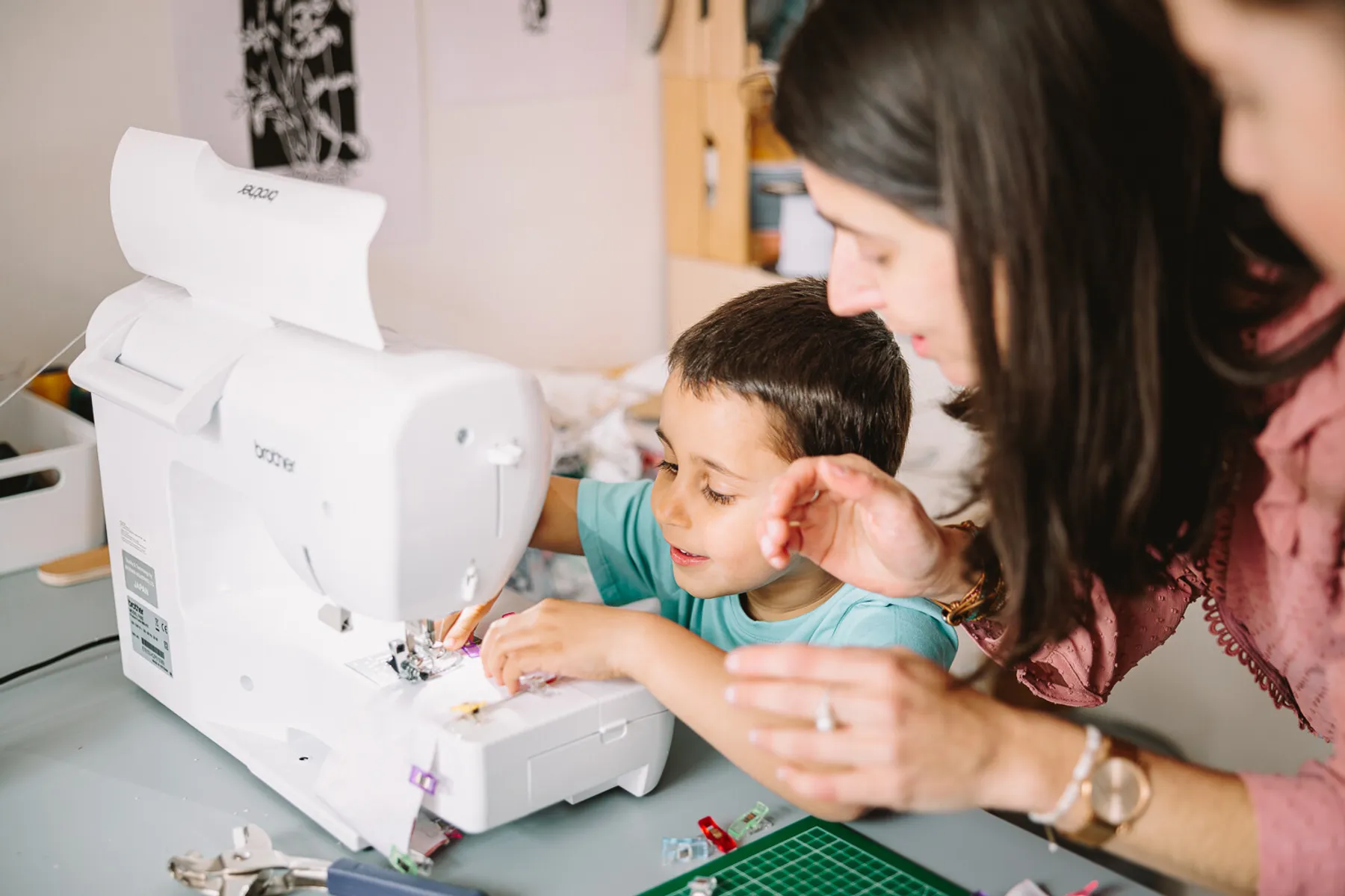 Réalise ton kit de voyage : étui à brosse à dent et petite pochette avec Adélaïde - Image n°3 - Wecandoo