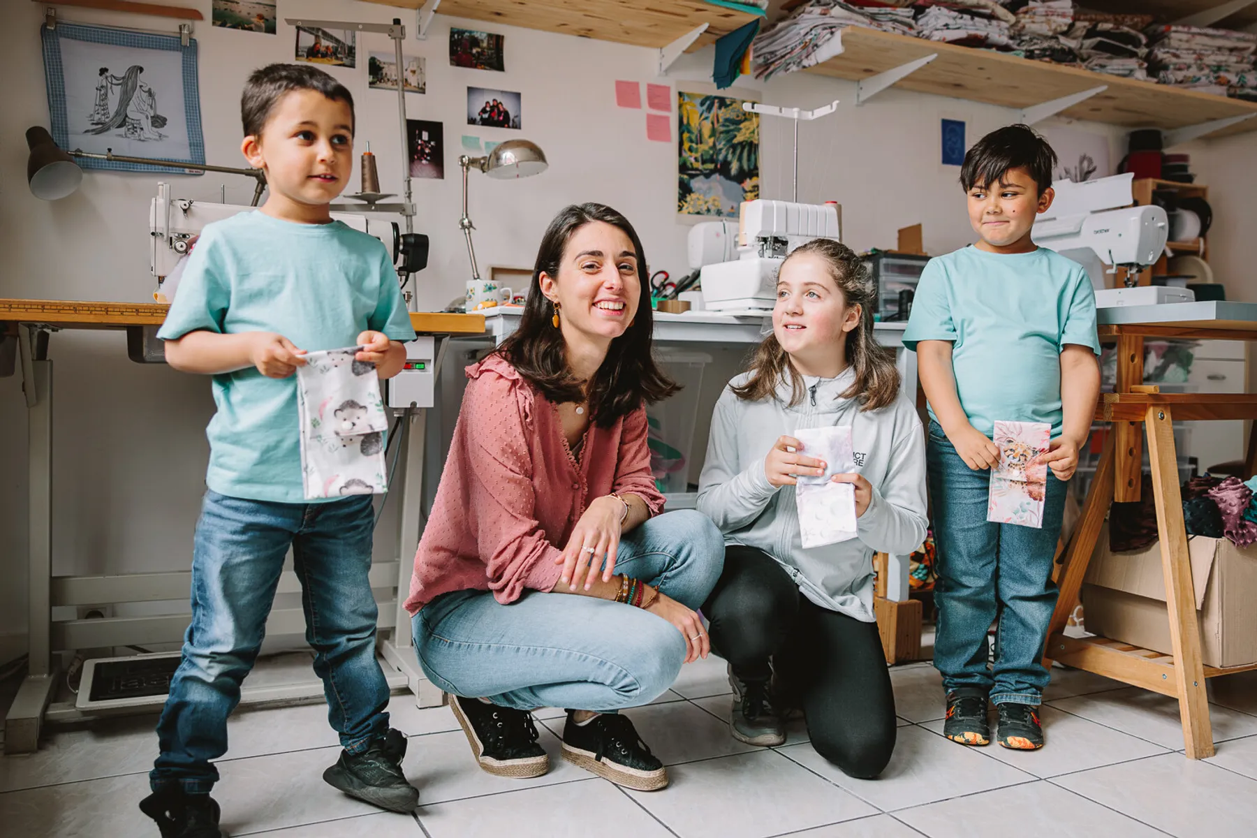 Réalise ton kit de voyage : étui à brosse à dent et petite pochette avec Adélaïde - Image n°5 - Wecandoo