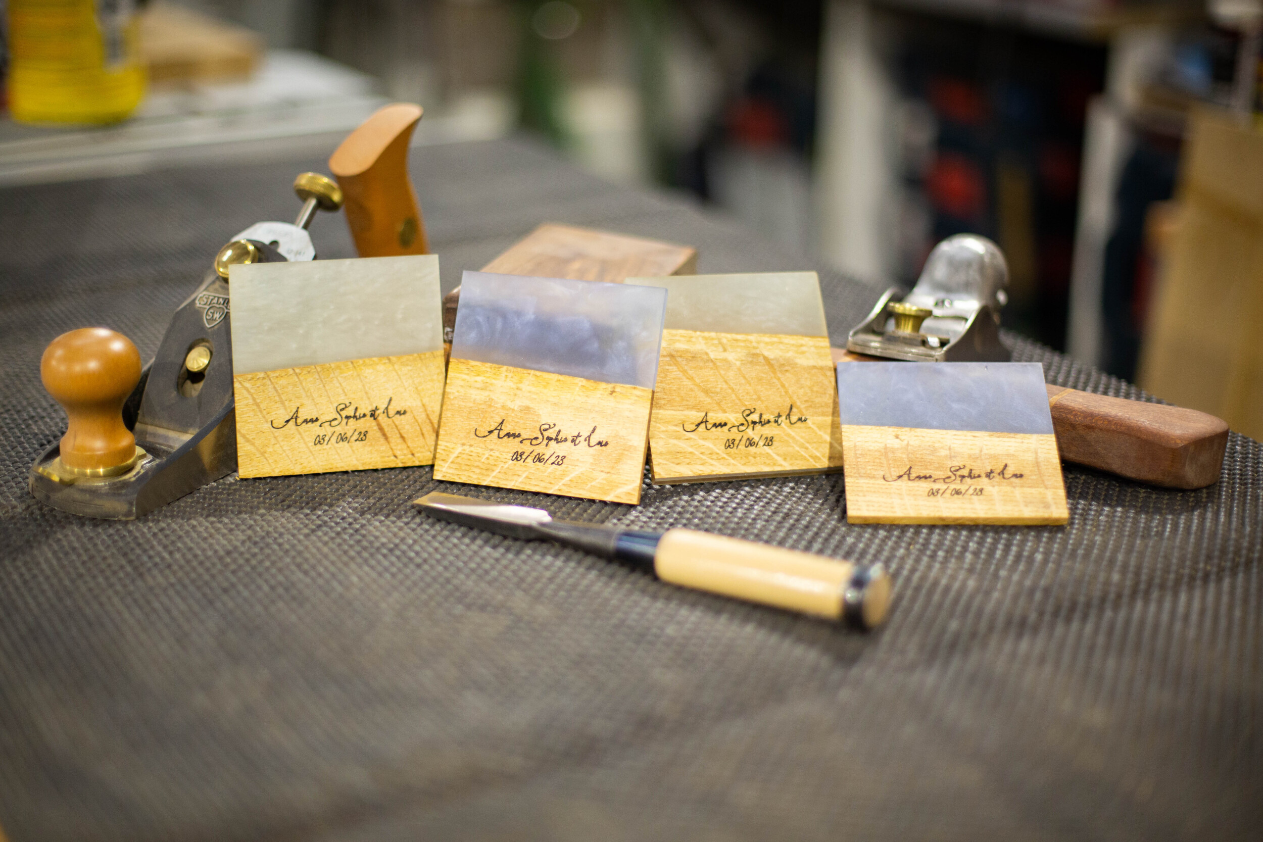 Réalisez vos sous-verres en bois et résine époxy