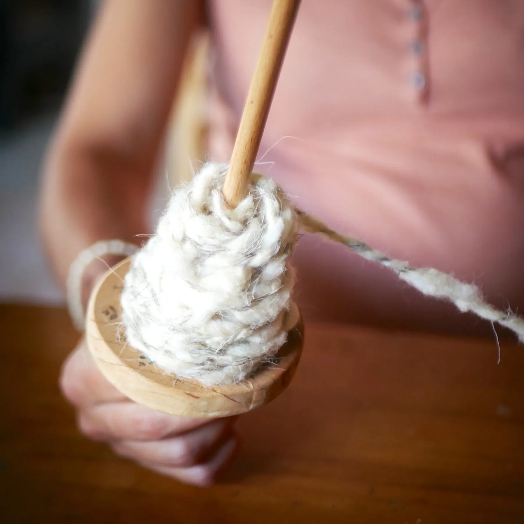 Initiation au filage de la laine de brebis dans un élevage en permaculture - Image n°4 - Wecandoo