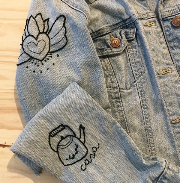 Brodez votre vêtement en jean avec Viviana - Afbeelding nr. 2 - Wecandoo