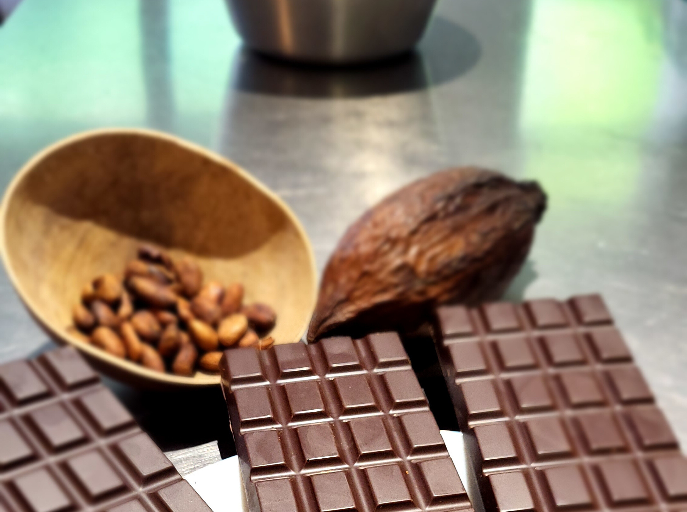 Fabriquez vos tablettes de chocolat en duo