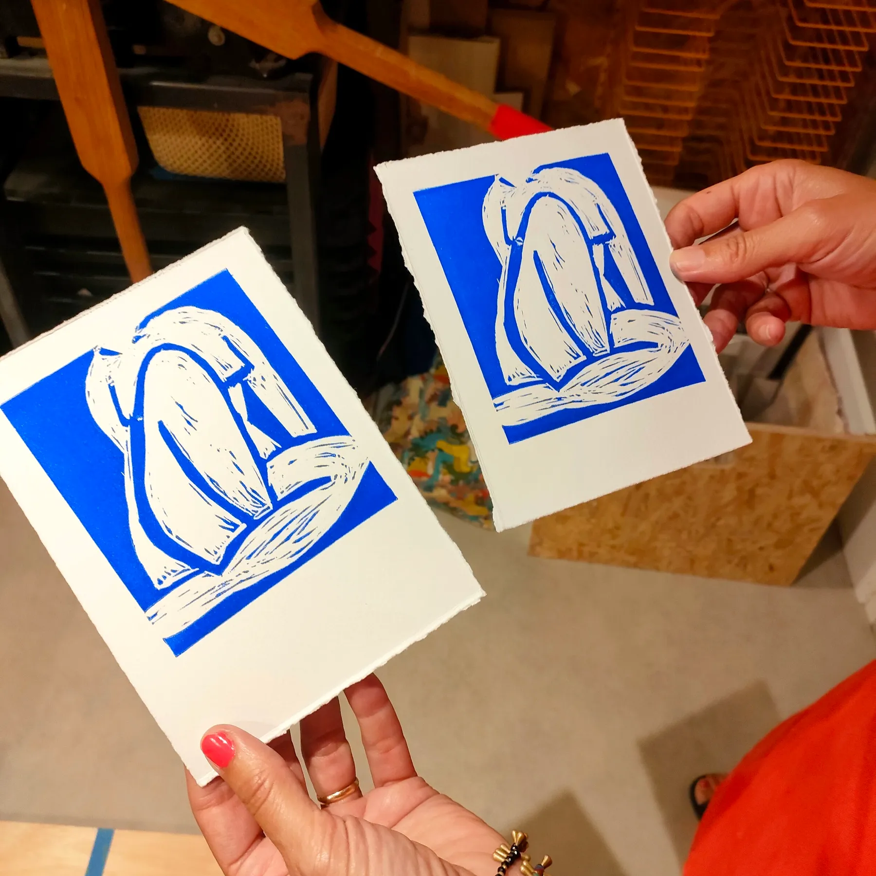 Initiez-vous à la linogravure et réalisez votre plaque gravée avec Emilie - Image n°5 - Wecandoo